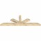 Ekena Millwork Richland Rough Sawn Timber Gable Bracket, Douglas Fir, 108"W x 36"H x 6"D x 6"F, 8/12 Pitch GBW108X36X0606RIC00RDF - alternate 3